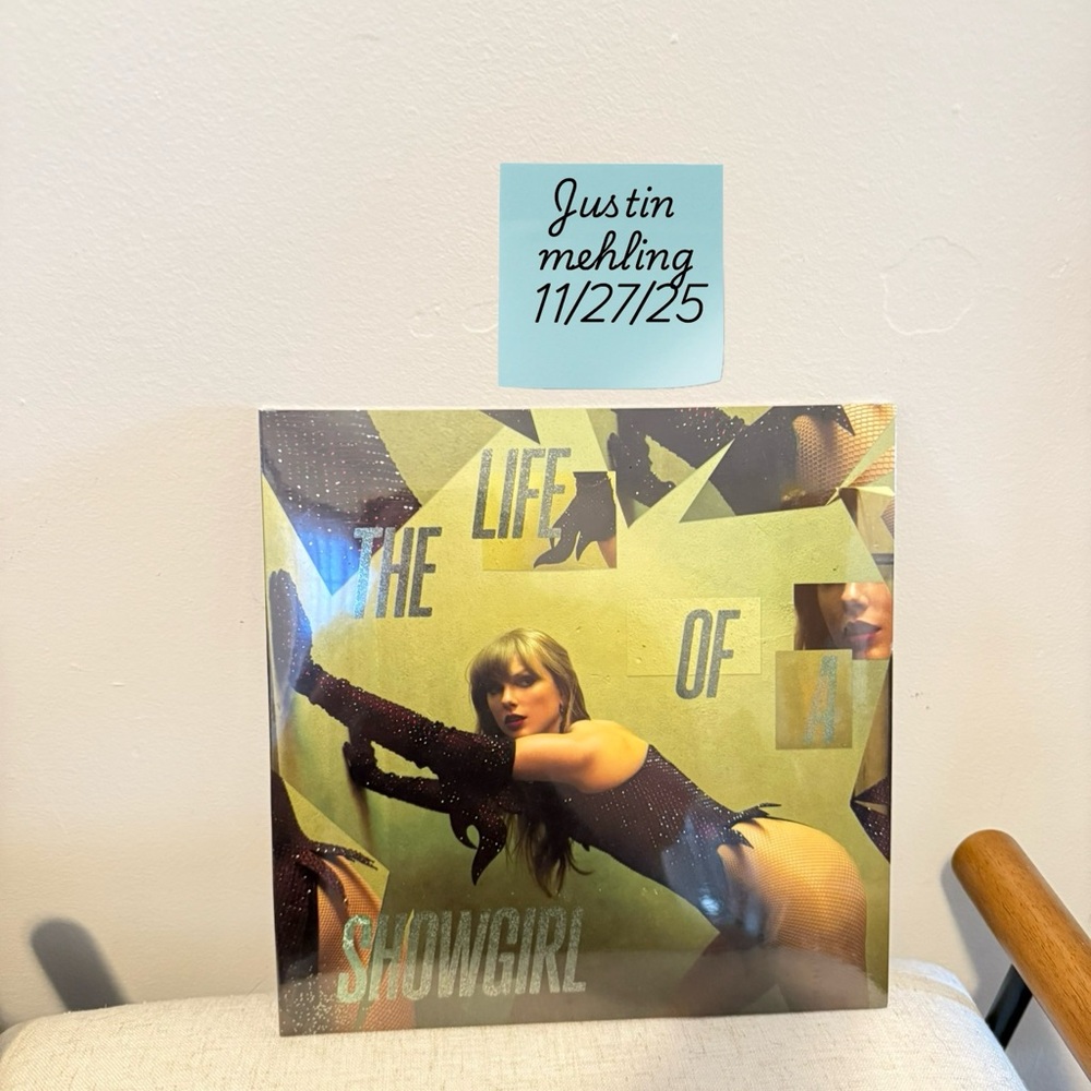 Taylor Swift - SHINY BUG - The Life of Showgirl Vinyl Record - Wintergreen onyx